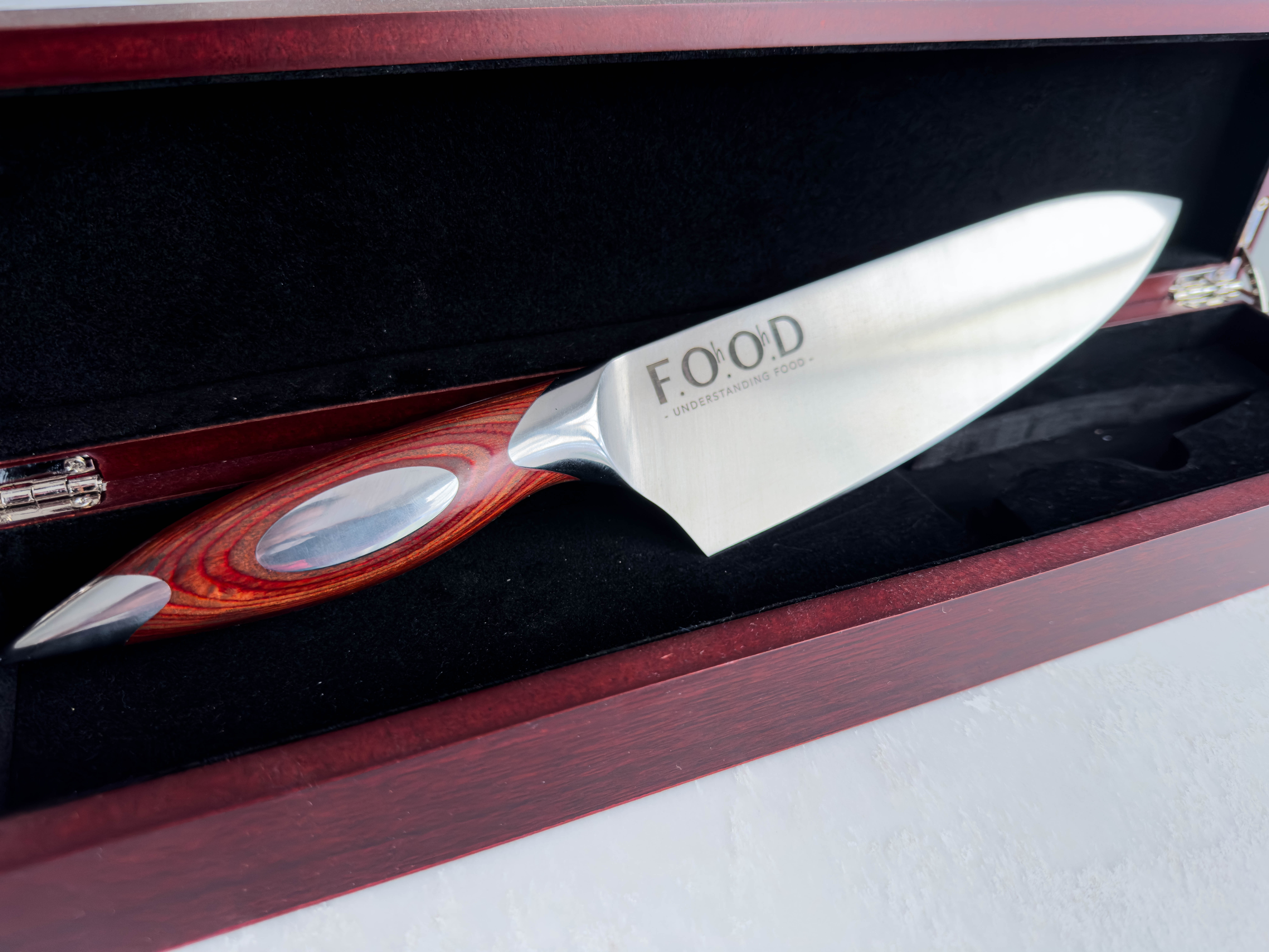 F.Oh.Oh.D & Flint & Flame 8" Chef Knife