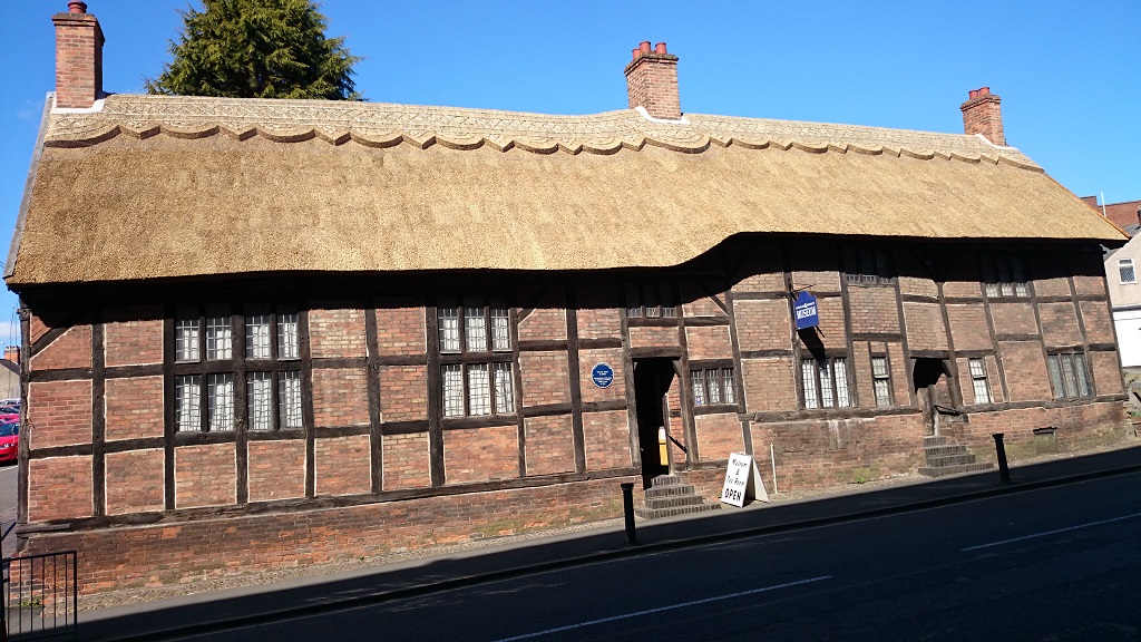 Exterior of brick and timber framed Museum